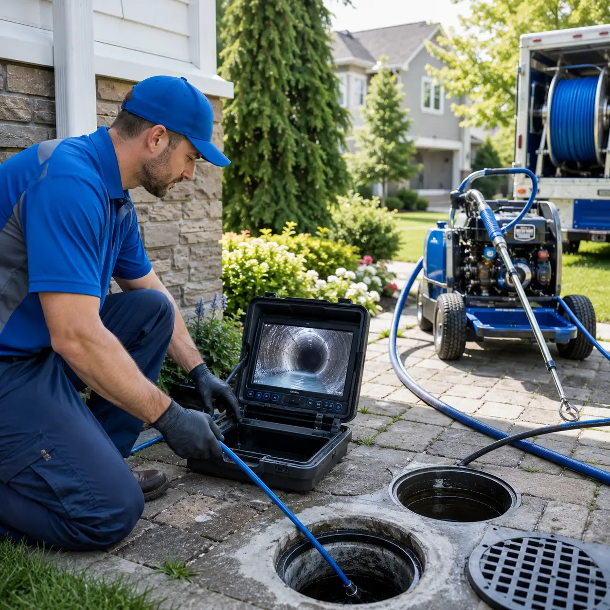 Outdoor drain cleaning professionals serving Adrian, MI