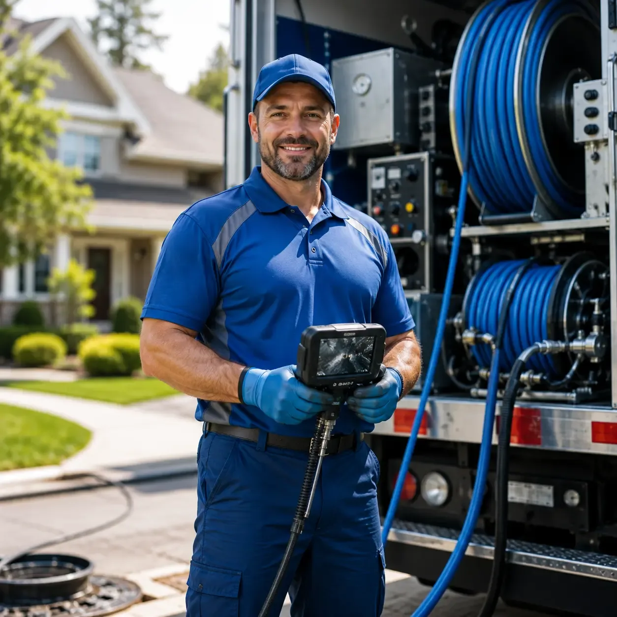 Local outdoor drain cleaning specialists in Adrian, MI